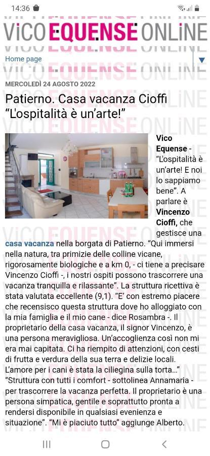 B&B Casa Vacanza Cioffi 비코에쿠엔세 외부 사진